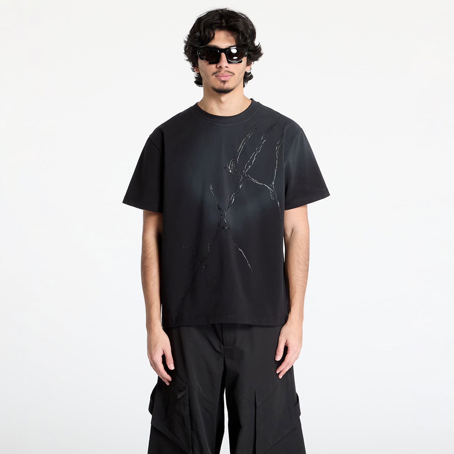 Tričko HELIOT EMIL HELIOT EMIL Fluxus T-Shirt Čierna | PRESS25_M_09_129_BLK01, 0