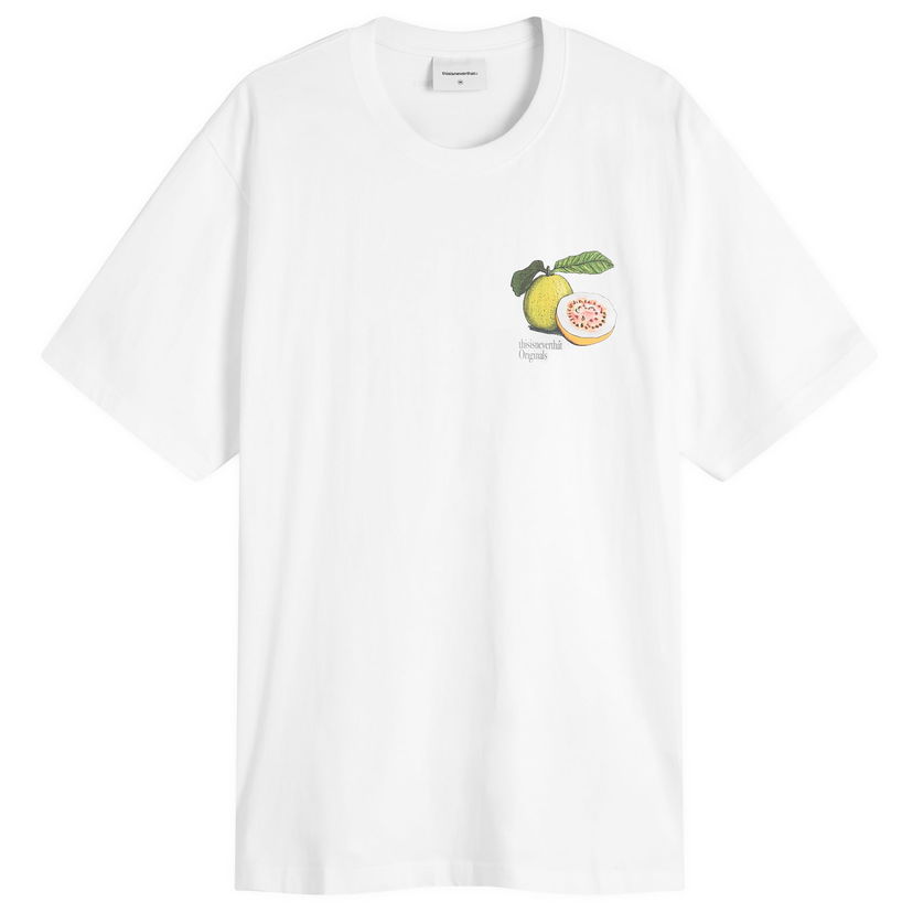 Tričko thisisneverthat thisisneverthat Guava Graphic T-Shirt, Size Large Biela | TN253TTSST09-WHT