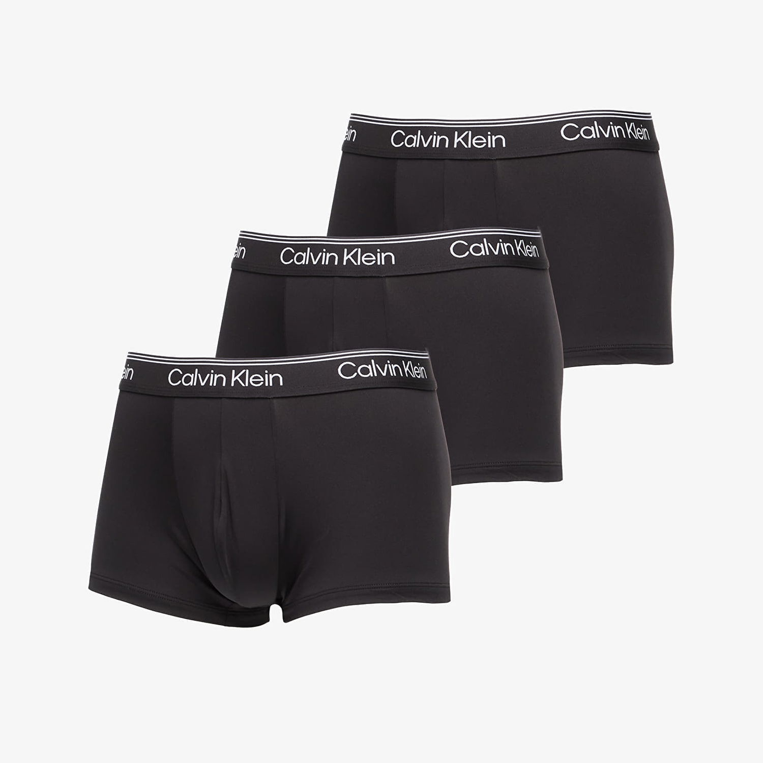 Boxerky CALVIN KLEIN Low Rise Trunk 3-Pack Black Čierna | LV00NB4409 UB1, 0