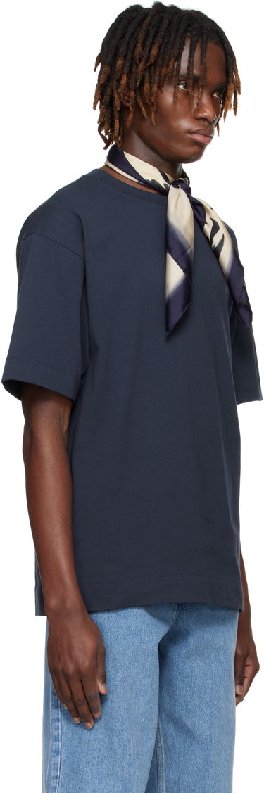 Tričko Dries Van Noten Dries Van Noten Boxy Cotton T-Shirt Navy | 251-021111-1603, 1