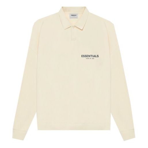 Polo tričko Fear of God Essentials Long Sleeve Polo Béžová | FOG-SS21-637, 0