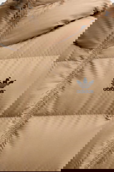 Prešívaná bunda adidas Performance Hooded Puffer Jacket Béžová | JX4121, 4