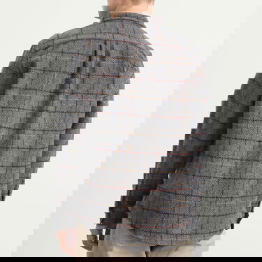 Košeľa Portuguese Flannel Flannel Herringbone Plaid Overshirt Rôznofarebný | AW25076-GRY, 3