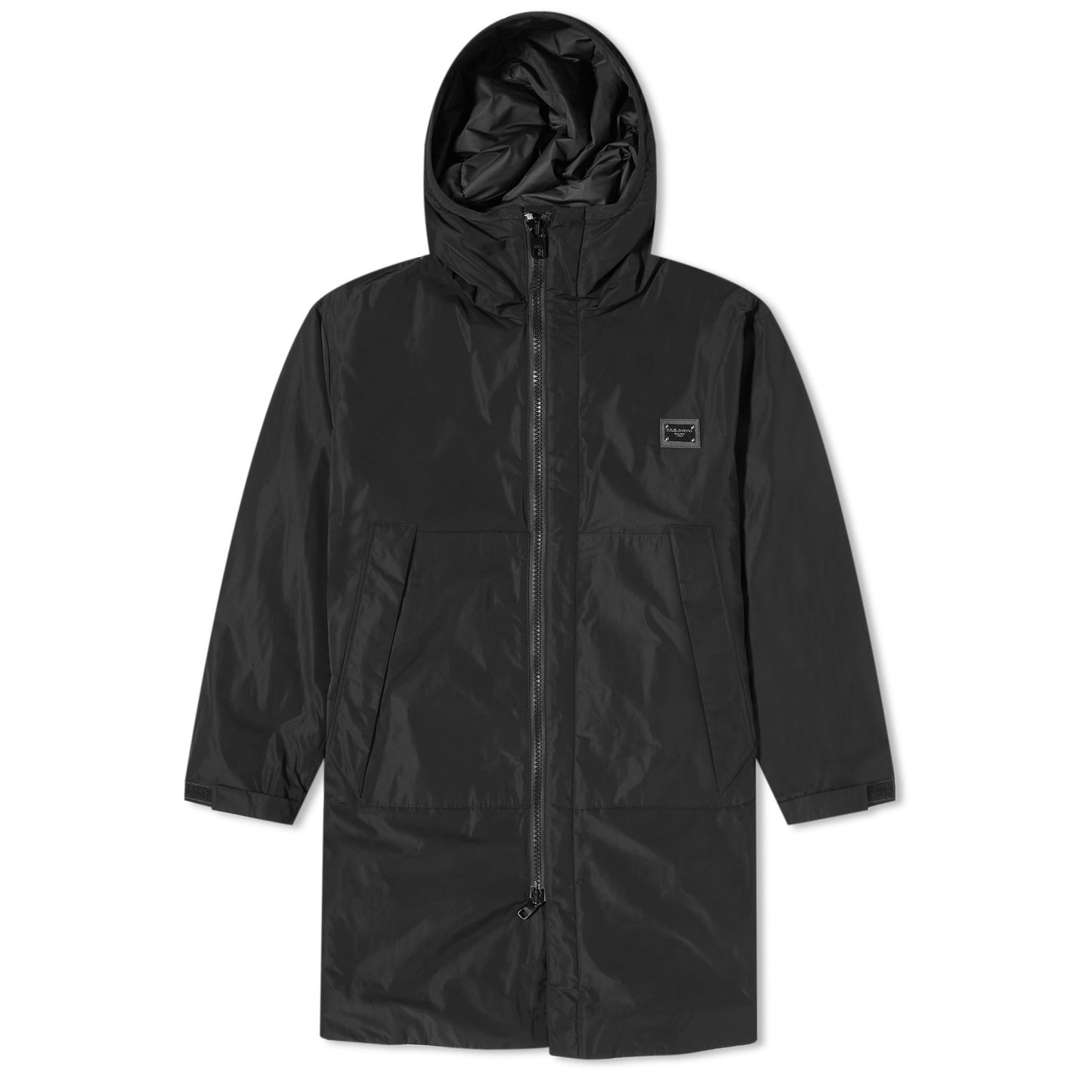 Parka Dolce & Gabbana Nylon Plate Parka Black Čierna | G036HTFUSXT-N0000, 0