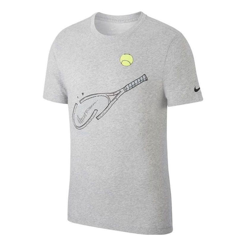 Tričko Nike Men's Court Tennis T-Shirt Šedá | CQ2415-063