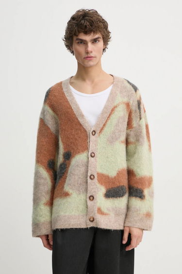 Sveter Nanushka NESSIN Abstract Print Cardigan Hnedá | NM24FWSW01017, 0