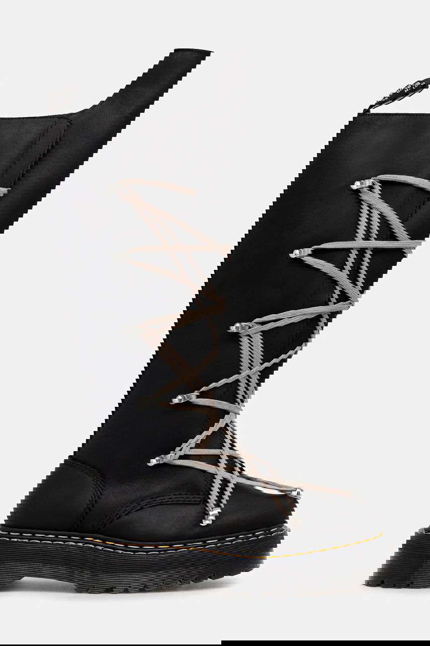 Tenisky a topánky Rick Owens Rick Owens DRKSHDW 1B60 Quad Sole Pentalace Platform Boot Čierna | DW02E6811.0001, 1