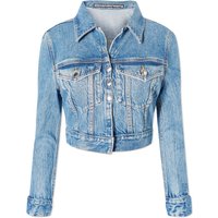 Shrunken Cardi Trucker Denim Jacket