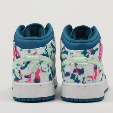 Tenisky a topánky Jordan Air Jordan 1 Mid ''Paint Stroke'' GS Tyrkysová | 555112-300, 3