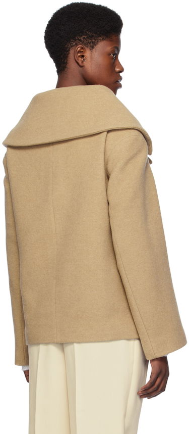 Bunda TOTEME TOTEME Wrap Jacket Béžová | 241-WRO981-FB0055, 2