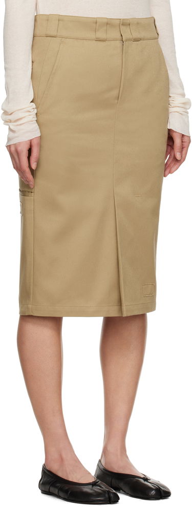 Sukňa Maison Margiela Maison Margiela Skater Chino Midi Skirt Šedá | S51ME0028 S54042, 4