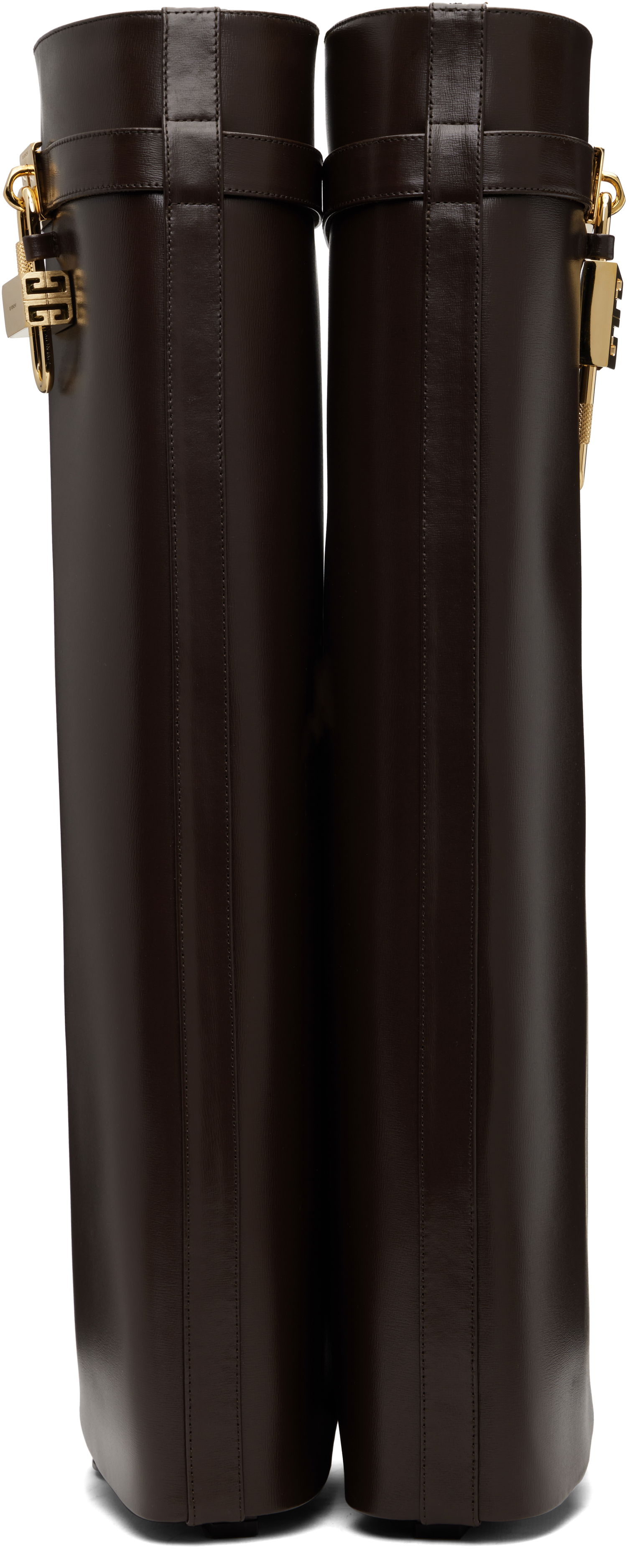 Tenisky a topánky Givenchy Shark Lock Tall Boots Hnedá | BE702EE1JA202, 1