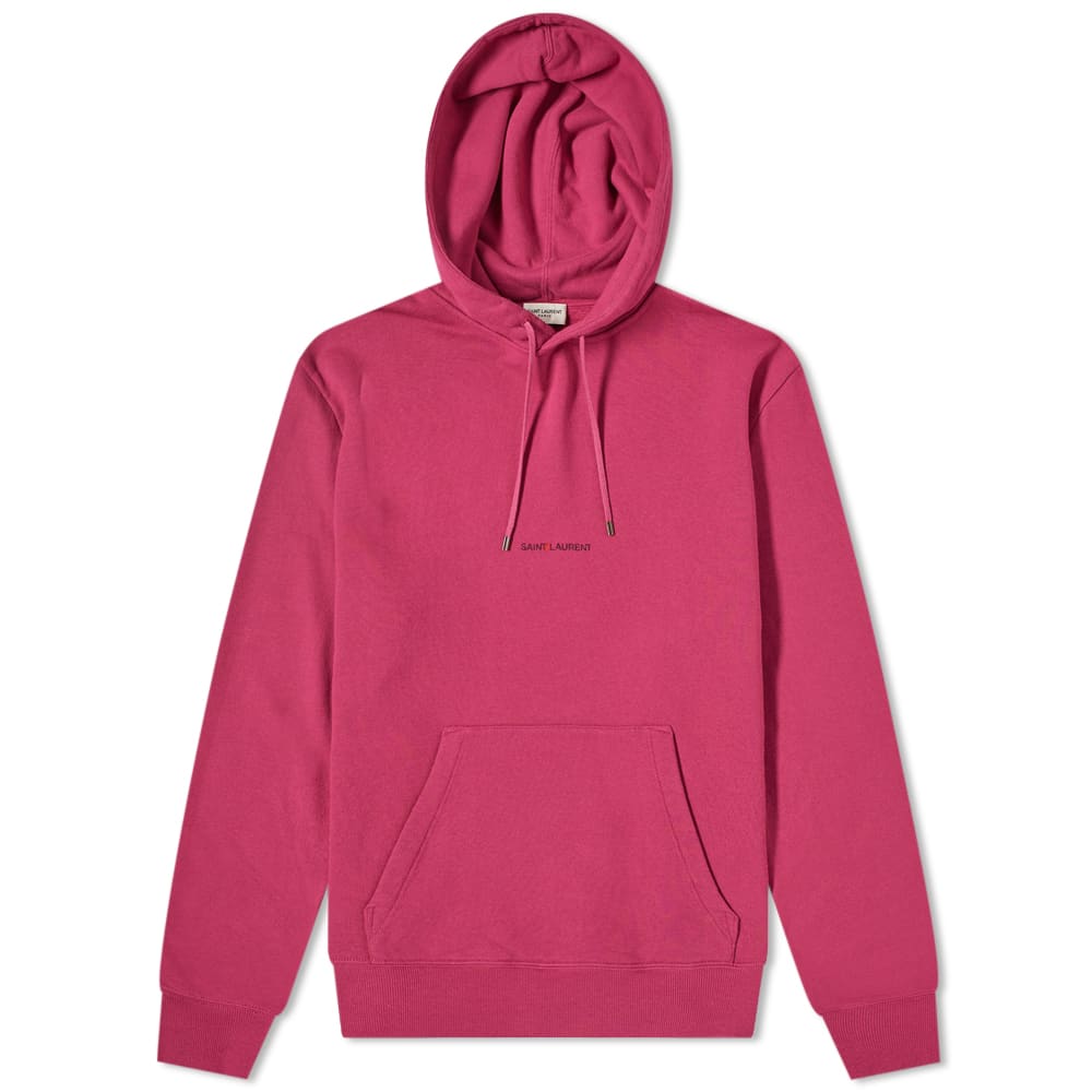 Mikina Saint Laurent Archive Logo Hoody Ružová | 666166YBQZ2-6841, 0