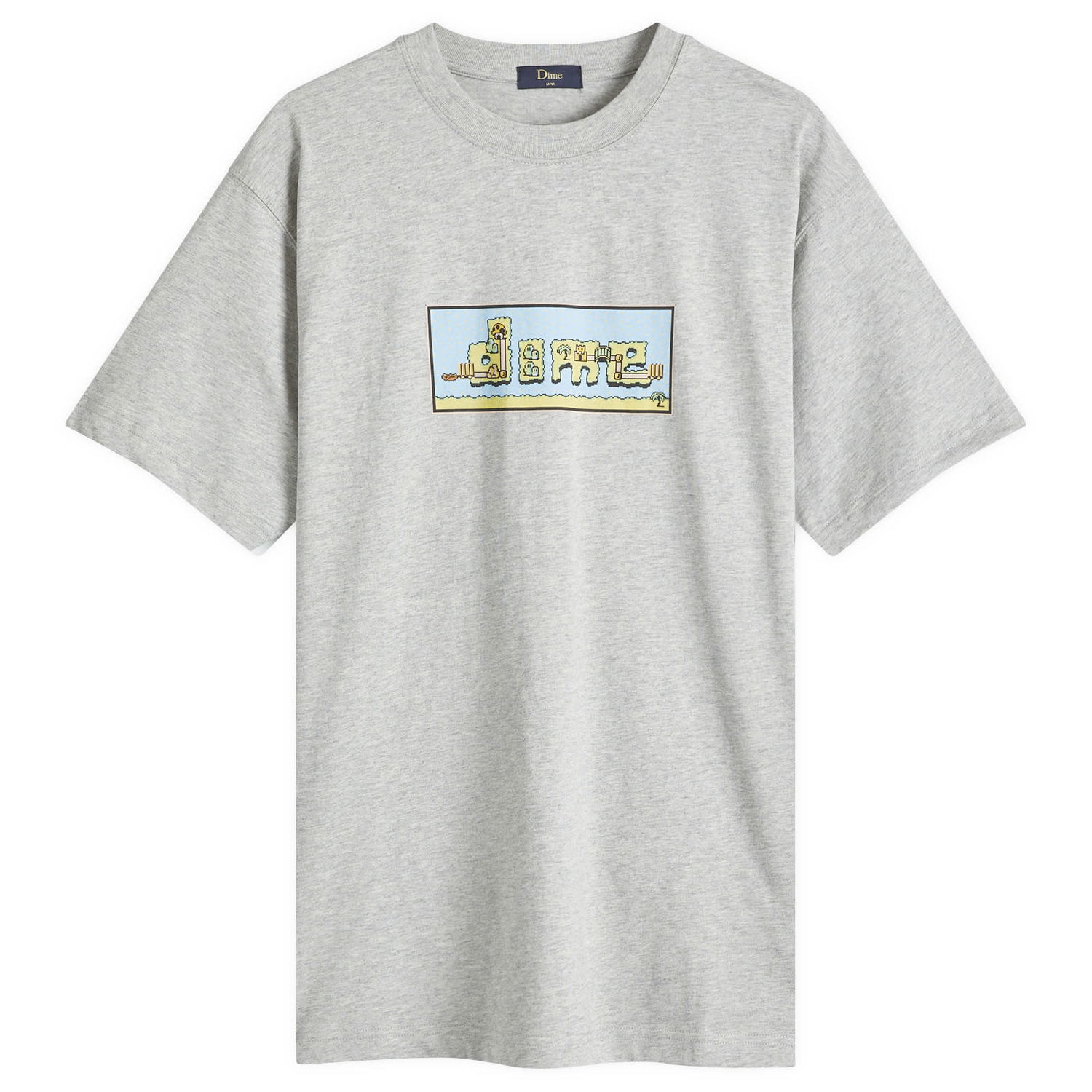 Tričko Dime World Heather T-Shirt Šedá | DIMEHO2460GRY, 0