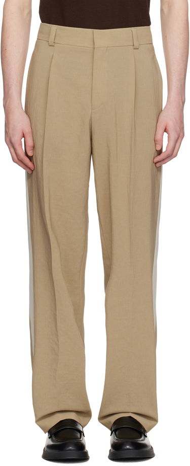 Nohavice BOSS Hugo Flips252F1 Pleated Trousers Béžová | 50538139, 0