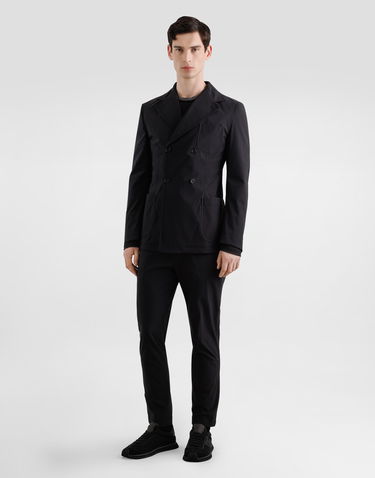Bunda Dolce & Gabbana Dolce & Gabbana Double-breasted Portofino Canvas Jacket Navy | G2VG5TFUUDDN0000, 3