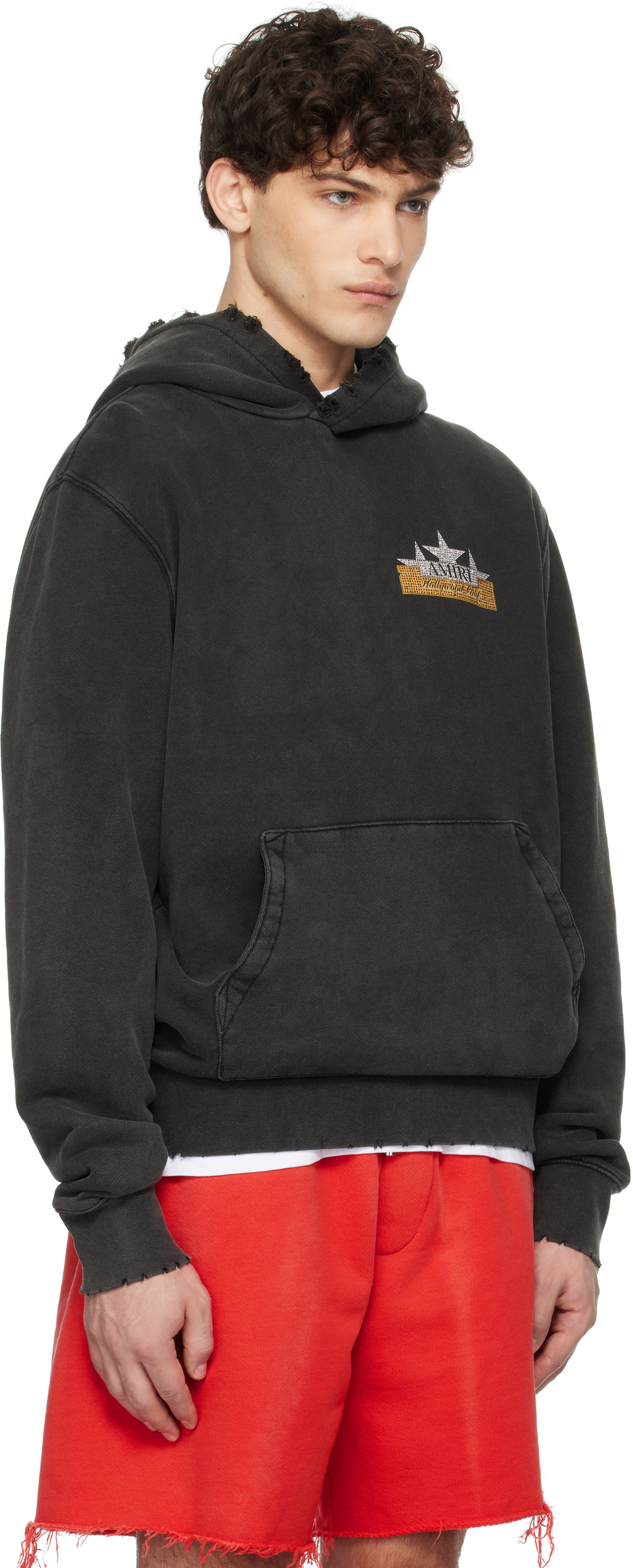 Mikina AMIRI AMIRI Vintage Crystal Star Hoodie Čierna | AMJYHD1095, 1