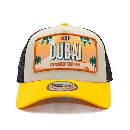 Šiltovka New Era New Era License Plate 9FORTY Trucker Cap (56-59 cm) Béžová | 60595313, 1