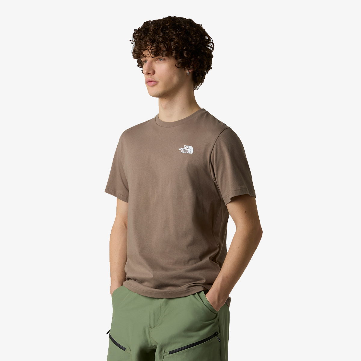 Tričko The North Face The North Face Box NSE Short Sleeve T-Shirt Hnedá | NF0A87NPE1Q1, 1