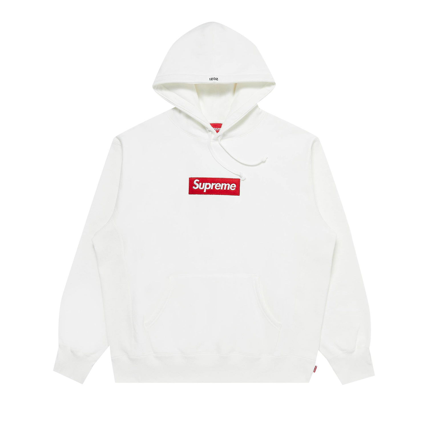 Mikina Supreme Box Logo Hooded Sweatshirt Biela | FW21SW35 WHITE, 1