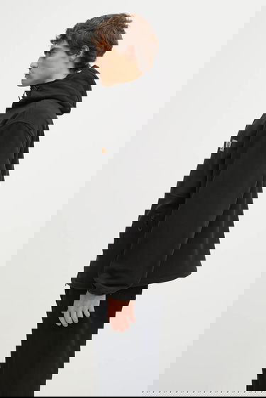 Bunda Carhartt WIP Blevin Fleece Hooded Jacket Čierna | I035310-89.XX, 4