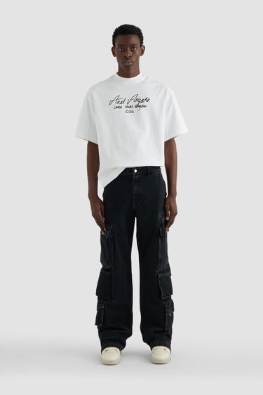 Cargo nohavice AXEL ARIGATO Utility Cargo Jeans Čierna | A2186001, 4