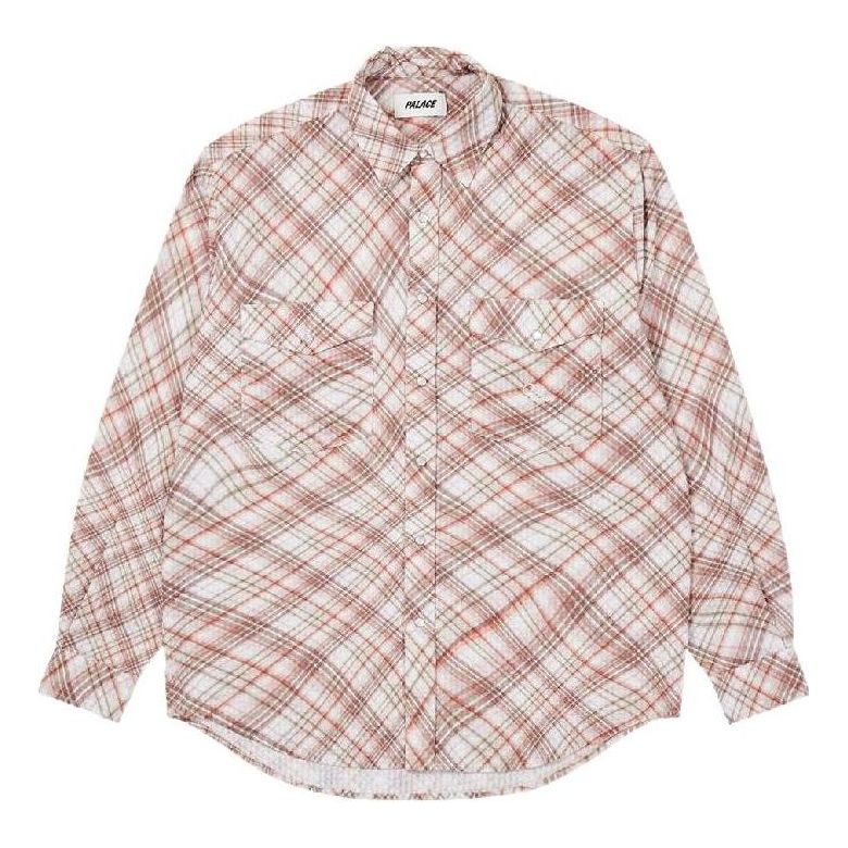 Košeľa Palace Warp Check Shirt Biela | P22SHT063
