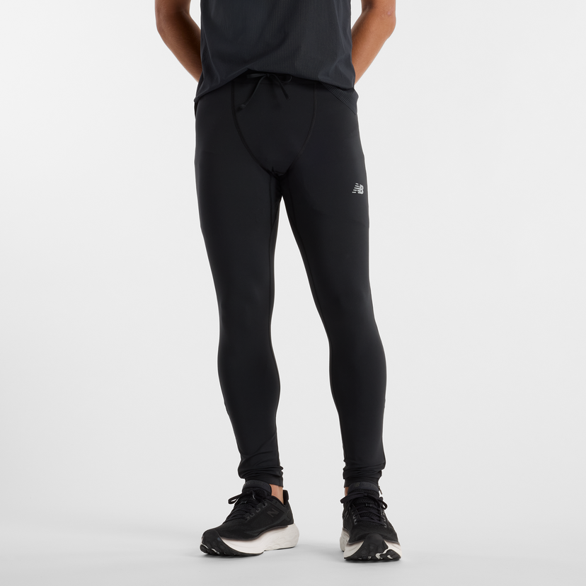 Legíny New Balance Men's Running Tights Čierna | NBMP51237BK