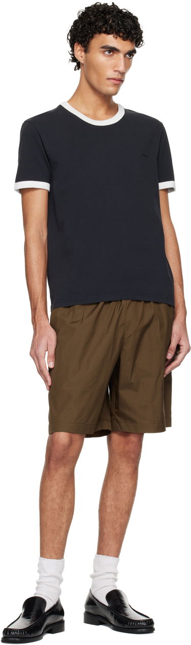 Tričko A.P.C. A.P.C. Contrast Trim T-shirt Čierna | COHBQ-H26529, 3