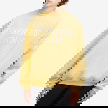 Mikina Fear of God Heavy Fleece Crew Sweat Žltá | 192BT246233F, 2