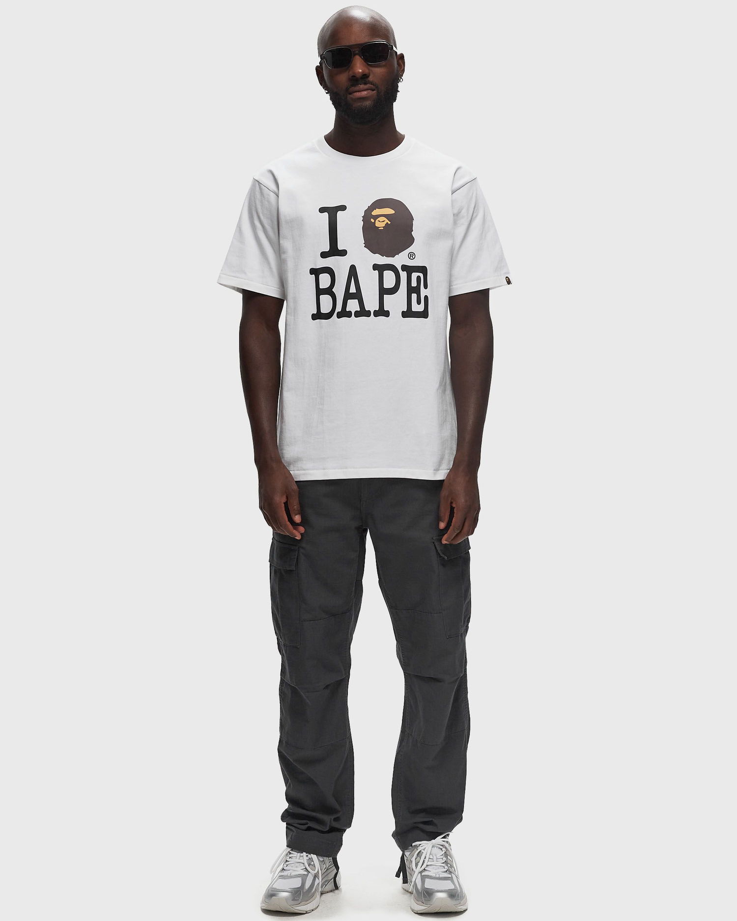 Tričko BAPE I LOVE BAPE TEE XXL Biela | 001TEK801043MWHT, 1