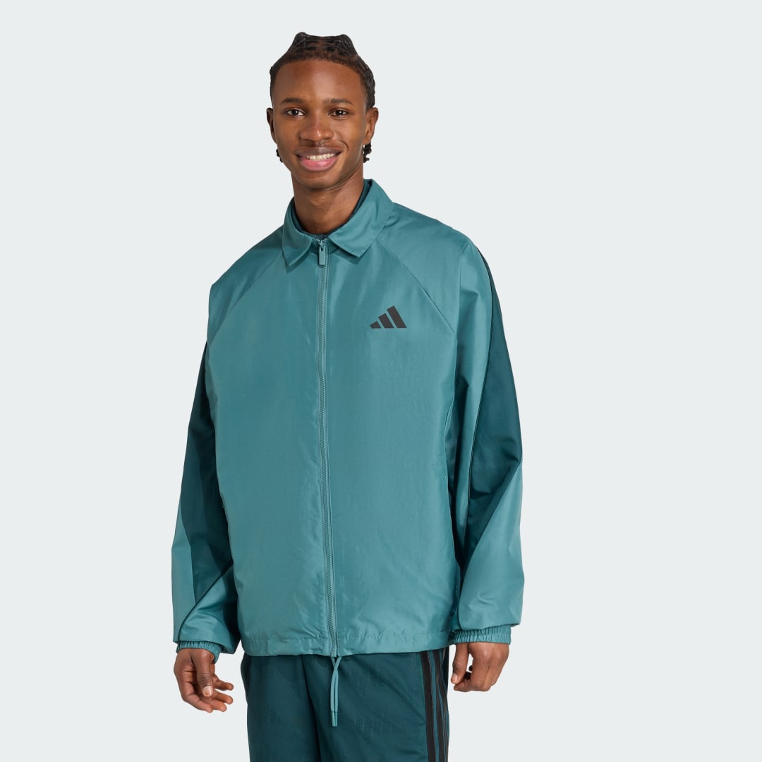 Vetrovka adidas Performance Stadium Track Jacket Zelené | JX5608, 0