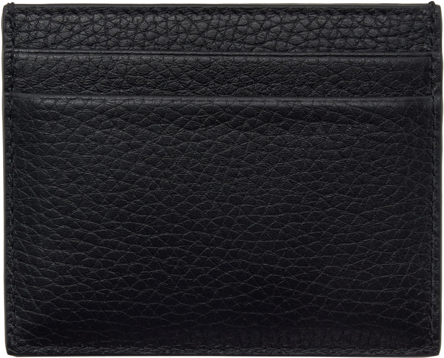 Peňaženka Valentino Valentino Garavani Rockstud Grainy Calfskin Card Holder Čierna | 6Y2P0V18PDX, 1