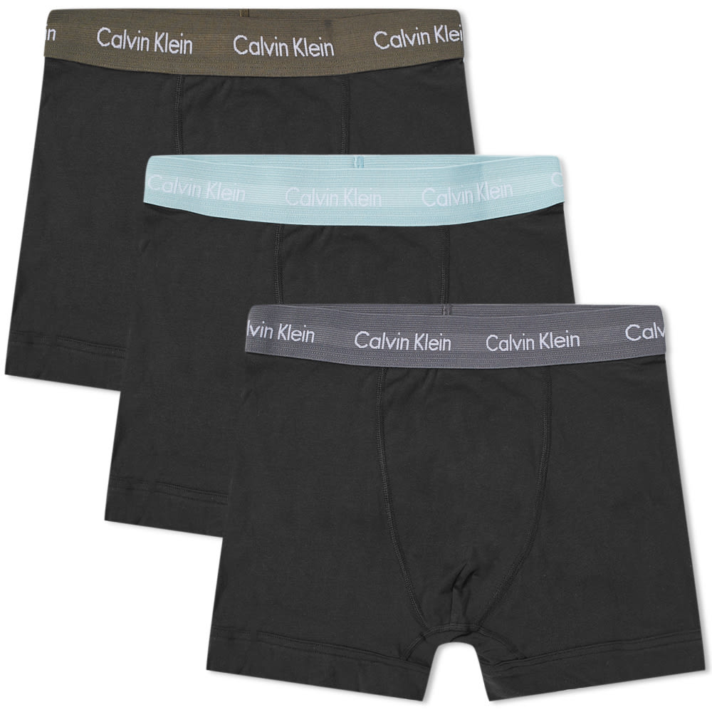 Boxerky CALVIN KLEIN Underwear Trunk - 3 Pack Čierna | 0000U2662G6EW, 0