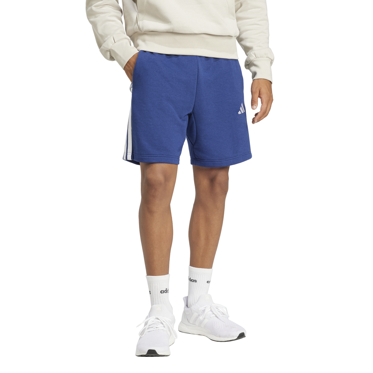 Šortky adidas Performance 3S FT Shorts Modrá | JE6417, 1