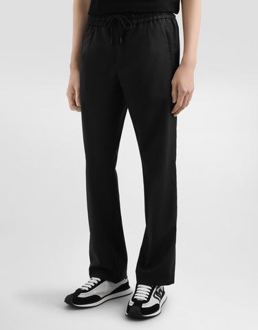 Nohavice Dolce & Gabbana Dolce & Gabbana Structured Wool Canvas Trousers Čierna | GP14UTFURK8N0000, 3