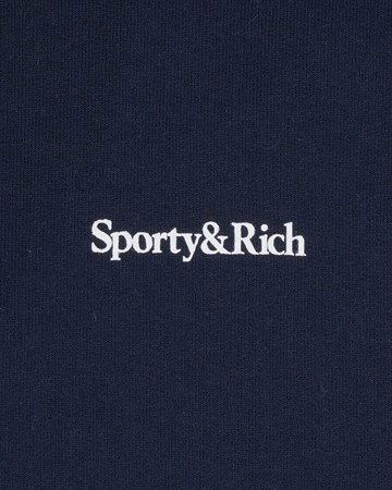 Šortky Sporty & Rich Serif Gym Short Navy | SH621NA, 1