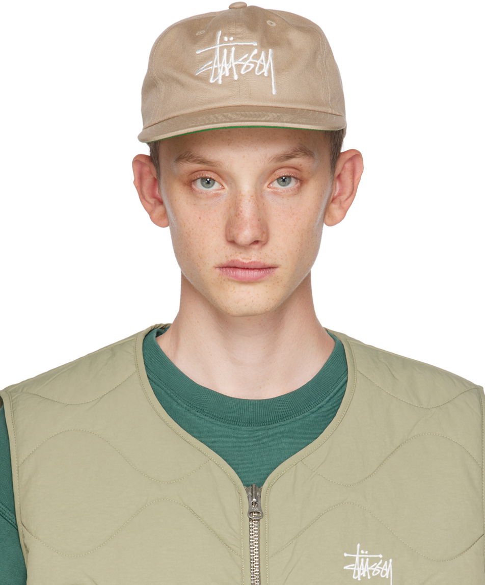 Šiltovka Stüssy Khaki Mid-Depth Basic Béžová | 1311104, 0