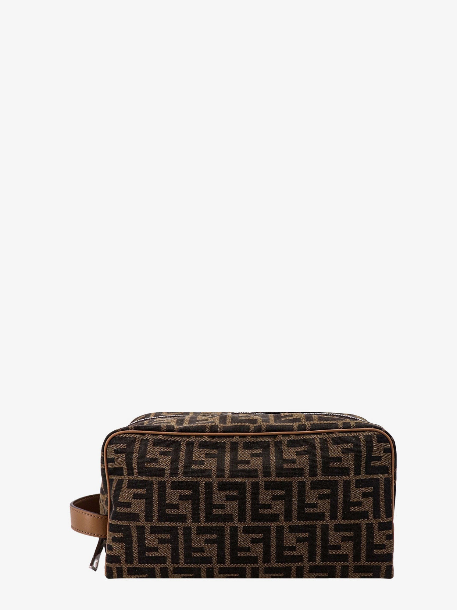 Cestovná taška FENDI Fendi Jacquard Beauty Case Hnedá | 7N0141ALWKF1HRM, 0