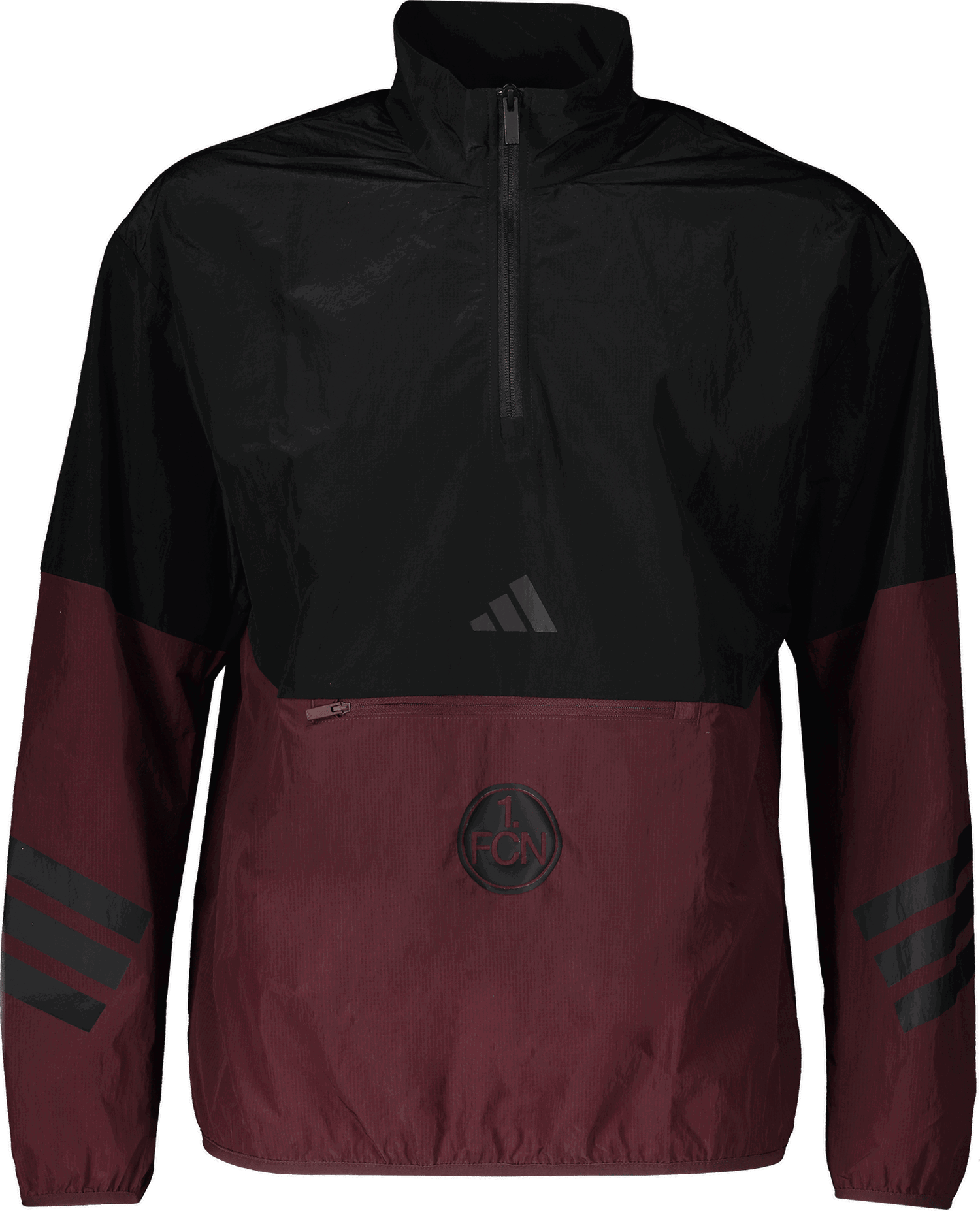 Mikina adidas Originals 1. FC Nürnberg Future Icons 3-Stripes Woven Half-Zip Pullover Vínová | 6fcnjd4928, 0