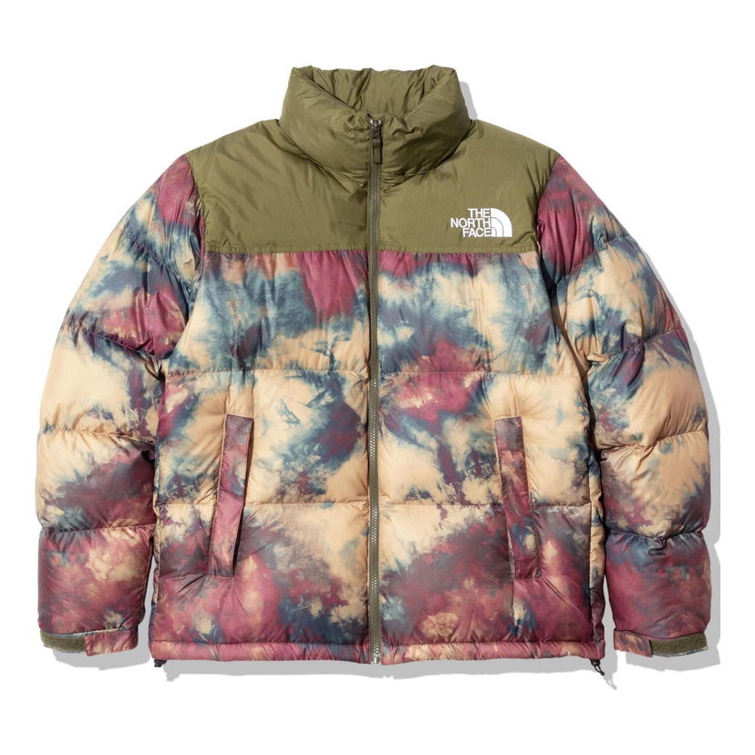 Prešívaná bunda The North Face Nuptse Tie-Dye  Puffer Jacket Fialová | ND92235-IA