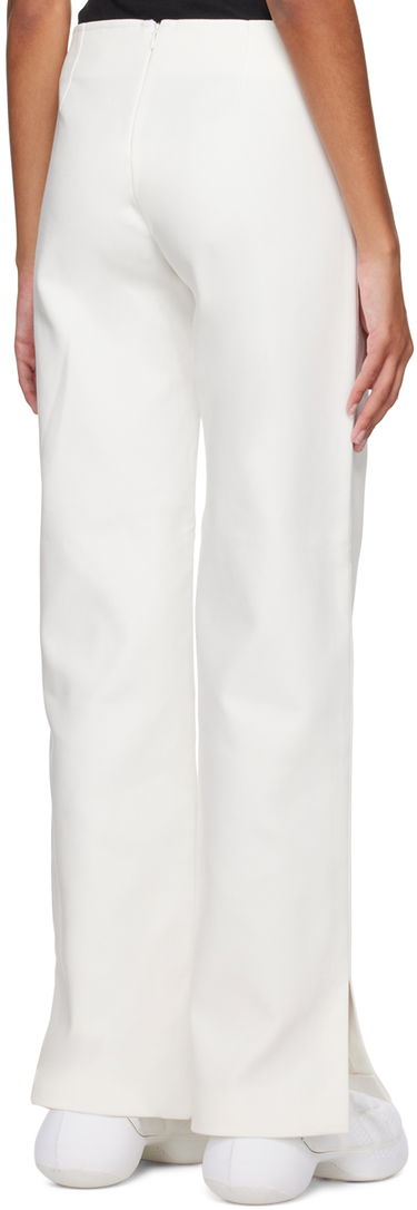 Nohavice Dion Lee Dion Lee Y-Front Buckle Trousers Biela | C2099R23, 2