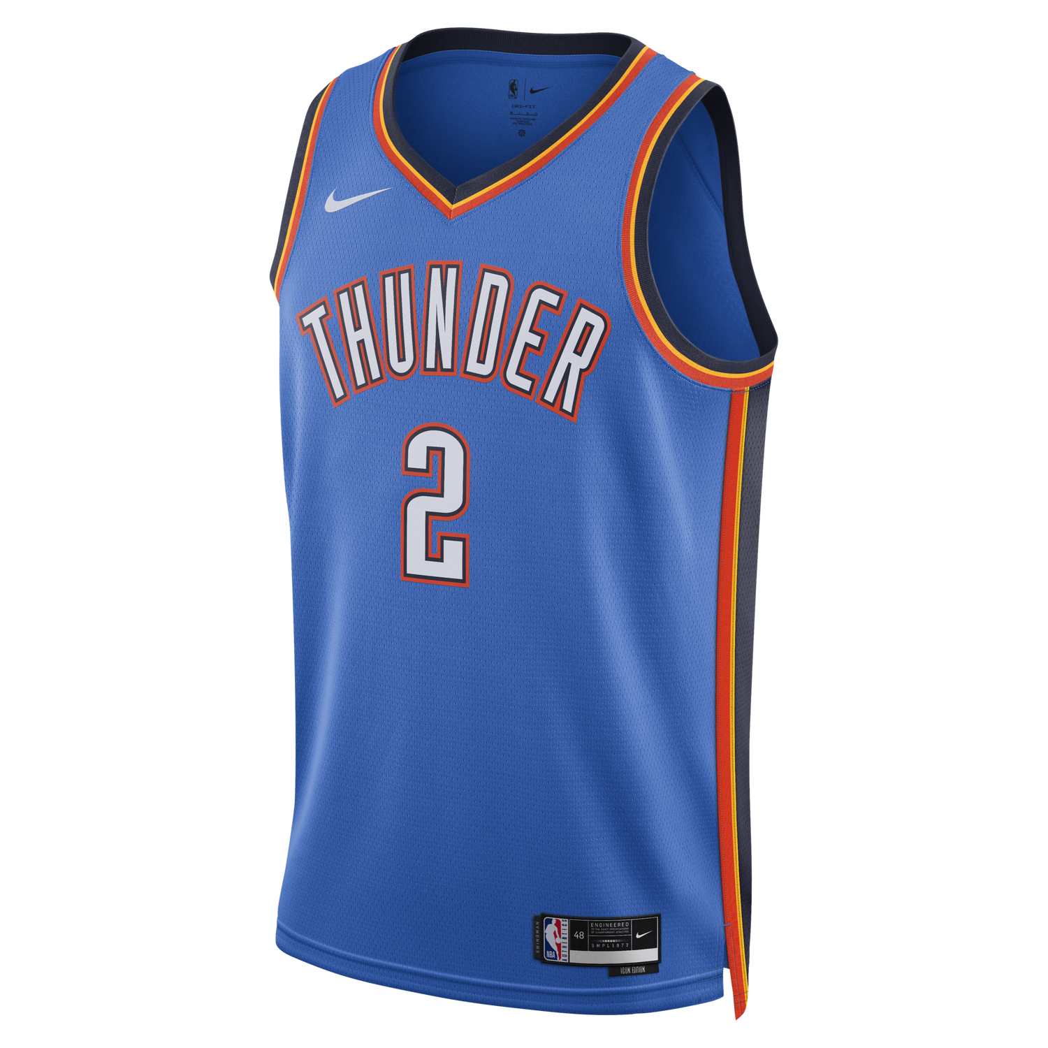 Dres Nike Dri-FIT NBA Swingman Oklahoma City Thunder Icon Edition 2022/2023 Navy | DN2016-403, 0