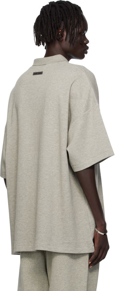 Polo tričko Fear of God ESSENTIALS 90s Fit Piqué Short Sleeve Polo Šedá | 125SP254405F, 2