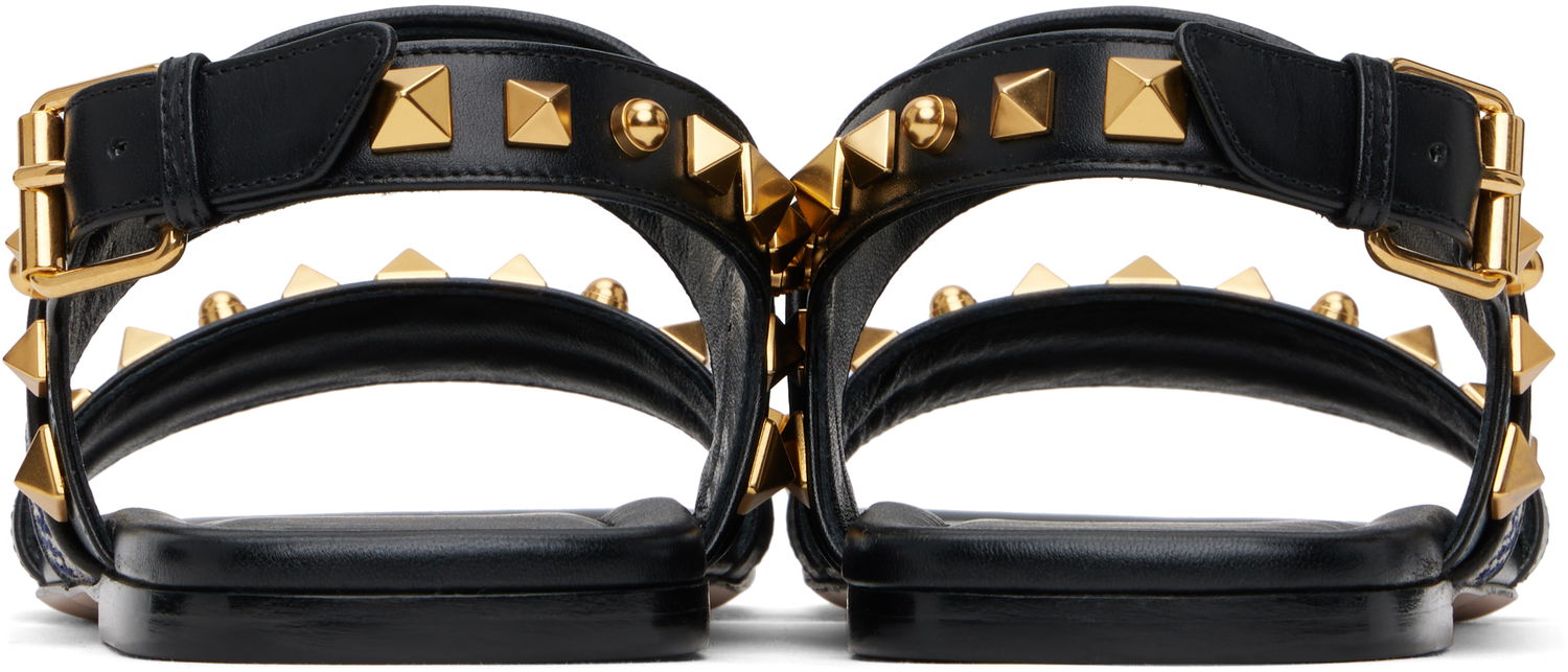 Oblečenie Valentino Valentino Garavani County Grape Embroidery Sandals Čierna | 6W2S0LP2CQL, 1