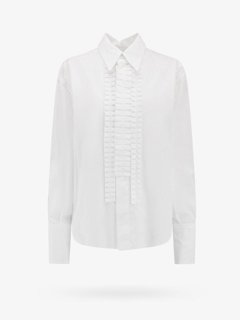 Košeľa Marni Pleated Shirt Biela | CAMA0561FYUTC22300W01