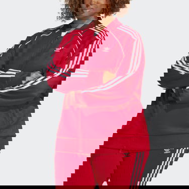 Bomber bunda adidas Originals Adicolor Classics SST Plus Size Track Jacket Červená | IB5914, 5