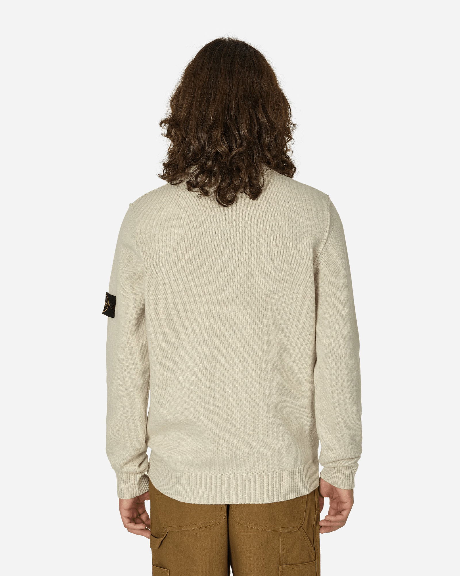 Wool Crewneck Sweater Plaster