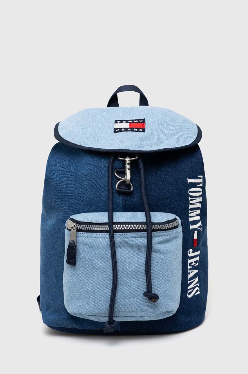 Batoh Tommy Hilfiger Heritage Denim Flap Backpack Navy | AM0AM11108.PPYX, 0