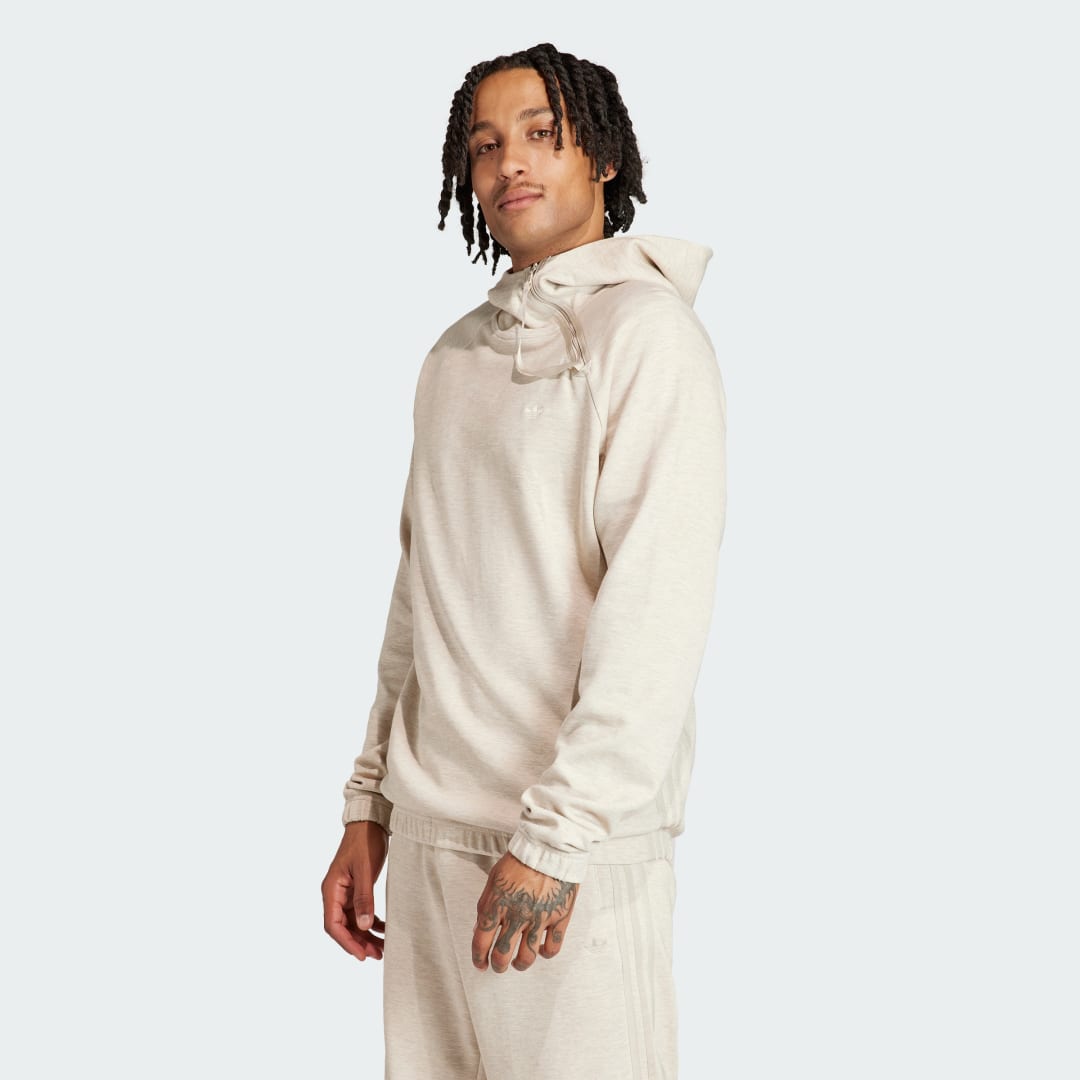 Mikina adidas Originals Adventure Melange Béžová | IJ7458, 0